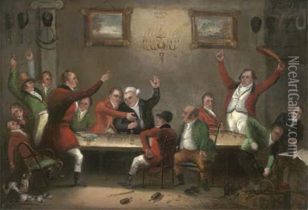 The Hunting Party Oil Painting - Luke Clennell