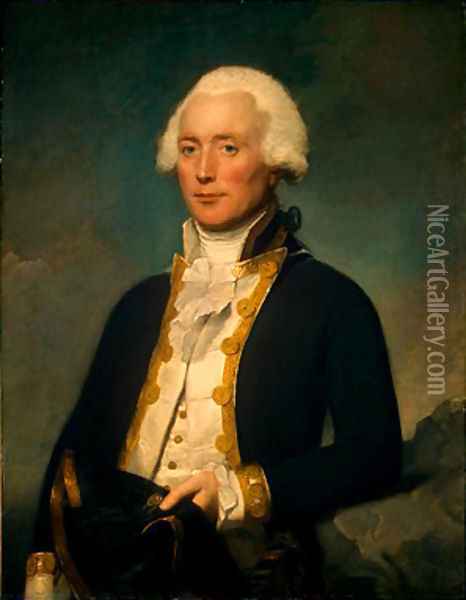 Captain Robert Calder Oil Painting - Lemuel-Francis Abbott