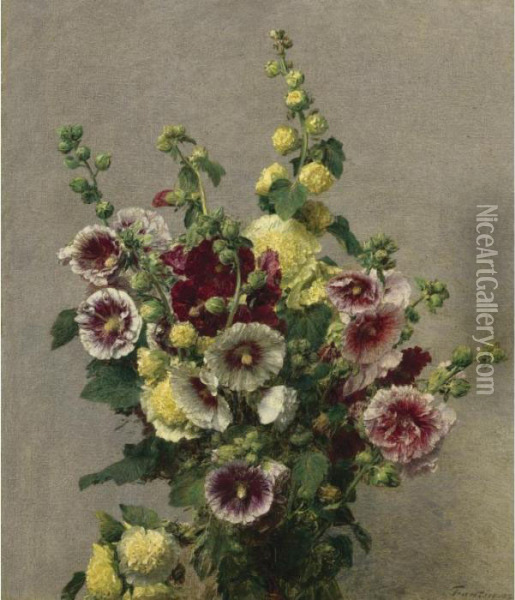 Property From A Distinguished Private Collection
 

 
 
 

 
 Roses Tremieres Oil Painting - Ignace Henri Jean Fantin-Latour