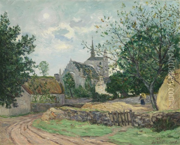Le Village De Saint-avoye (morbihan) Oil Painting - Maxime Maufra