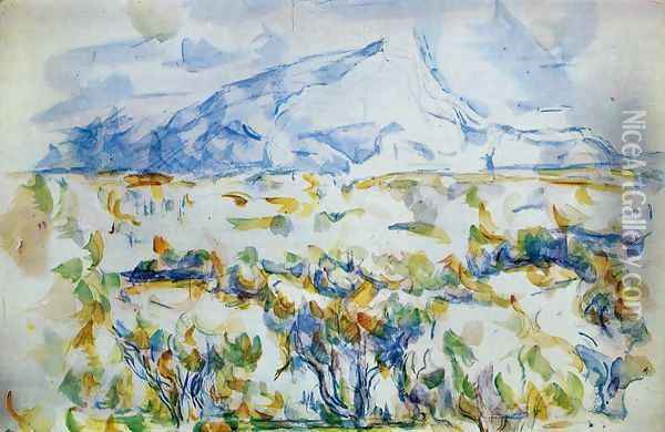 Mont Sainte Victoire7 Oil Painting - Paul Cezanne