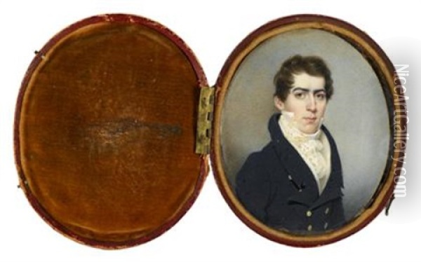 Portrait Of John Ball Laurens Oil Painting - Charles Fraser