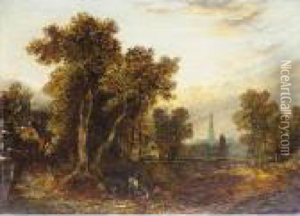 Landscape Oil Painting - Thomas Creswick