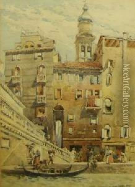 Ponte Scalzi Oil Painting - Alexander Henry Hallam Murray