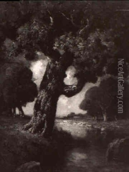 Oak Tree Oil Painting - Julian Walbridge Rix
