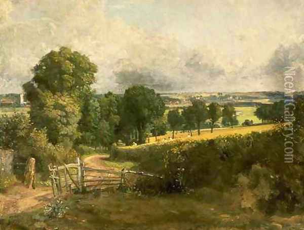 The Entrance to Fen Lane Oil Painting - John Constable