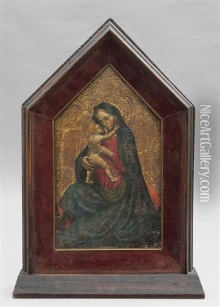 Madonna Con Bambino Oil Painting -  Giovanni da Modena