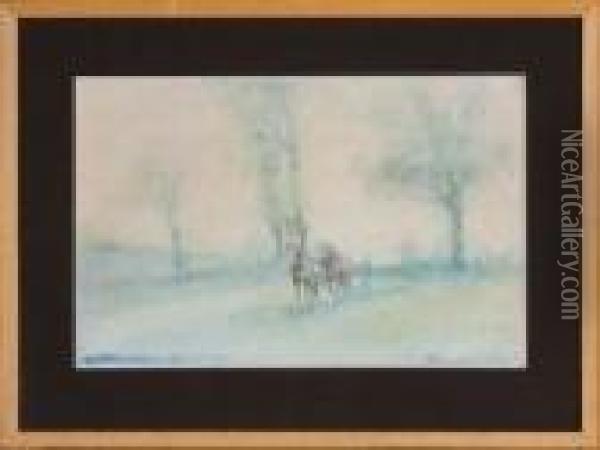 Ploughing: Yorks Oil Painting - Victor Noble Rainbird