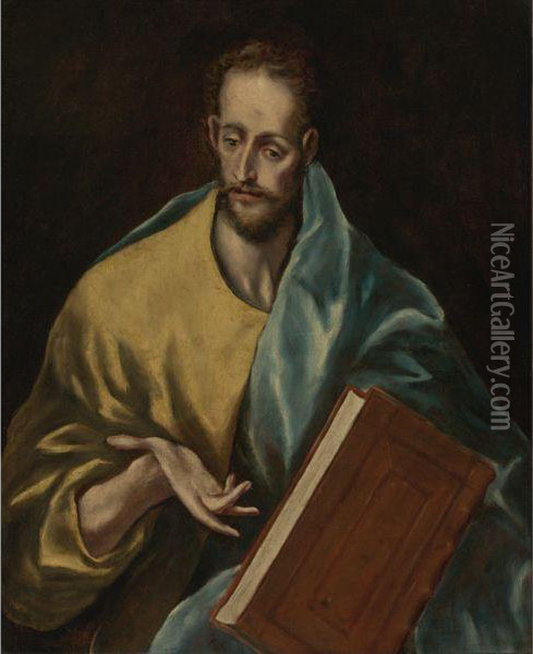 St. James The Minor Oil Painting - El Greco (Domenikos Theotokopoulos)