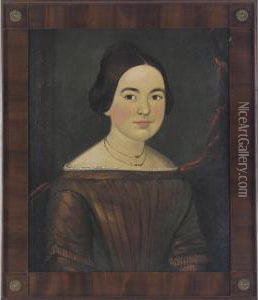 Portrait Of Rosamond C. Prior Oil Painting - William Matthew Prior