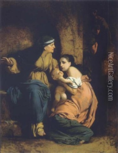 Bethlehemitischer Kinder Mord Oil Painting - Rudolf Jettmar
