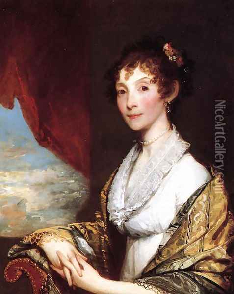 Ann Brewster Stow Oil Painting - Gilbert Stuart