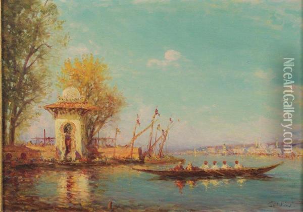 Vue D'istanbul Oil Painting - Sefredo Caldini