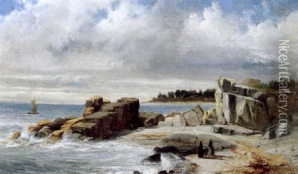 York Beach Oil Painting - Samuel W. Griggs