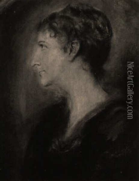 Bildnis Der Marion Crawford Oil Painting - Franz Seraph von Lenbach