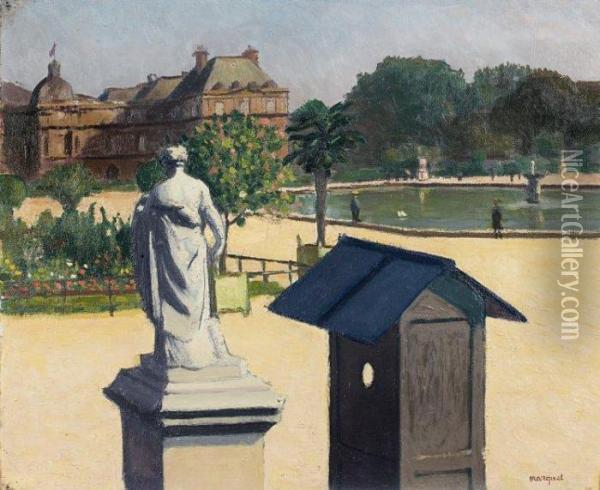 Le Jardin Du Luxembourg Oil Painting - Albert Marquet
