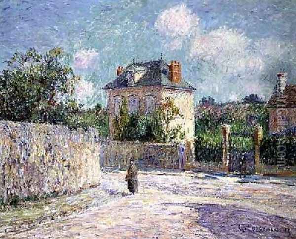 The Small Bourgeois House 1905 Oil Painting - Gustave Loiseau