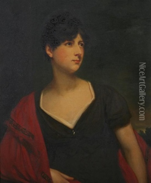 Portrait Of An Actress Oil Painting - Thomas Lawrence