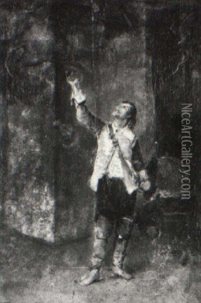 Cyrano De Bergerac Oil Painting - Mariano Jose Maria Bernardo Fortuny y Carbo