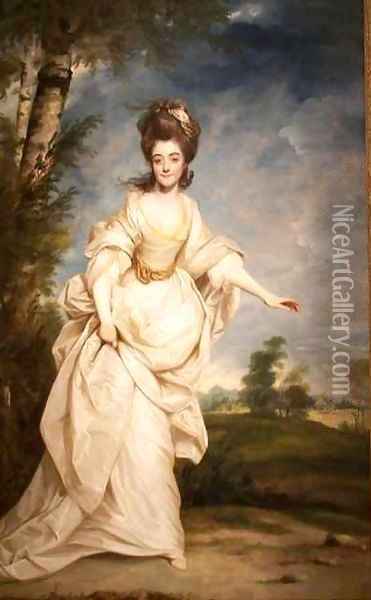 Diana Sackville Oil Painting - Sir Joshua Reynolds