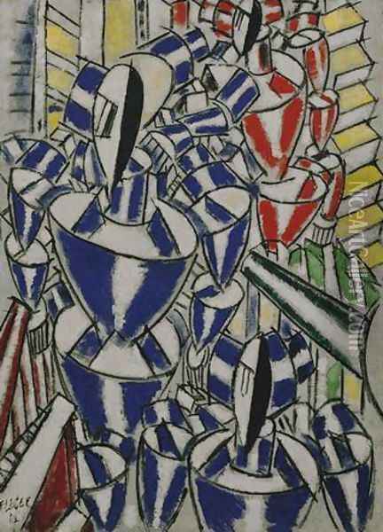 Exit the Ballets Russes Oil Painting - Fernand Leger