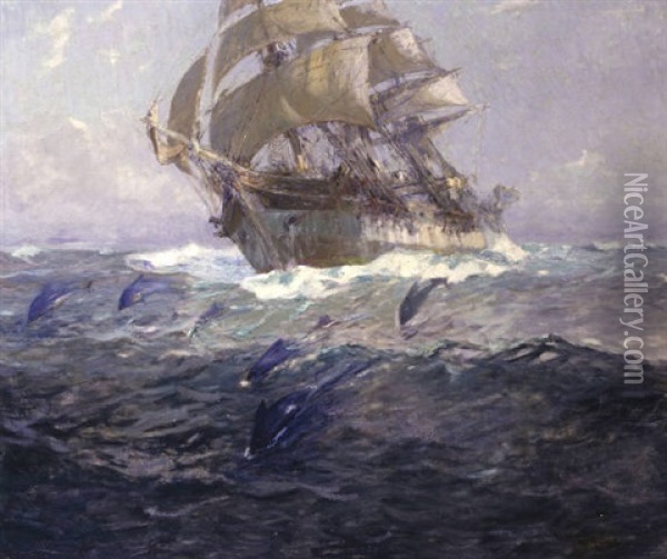 In The Trade Winds Oil Painting - William Ritschel