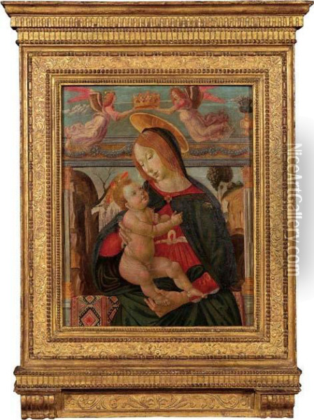 Madonna Col Bambino Oil Painting - Alesso Di Benozzo