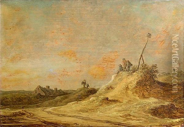 The Dunes Of Scheveningen Oil Painting - Jan van Goyen