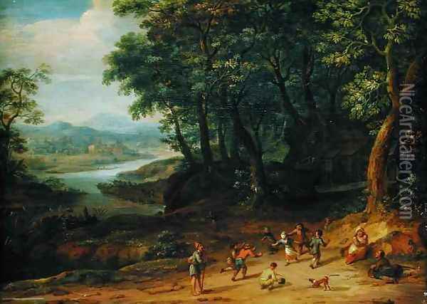 Landscape Oil Painting - Johann Holst