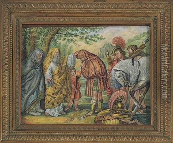 Scena Mitologica Oil Painting - Jan Brughel