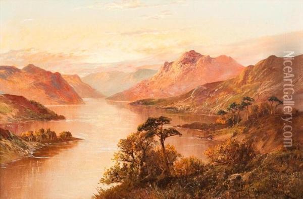 Loch Lomond Oil Painting - Frances E. Jamieson