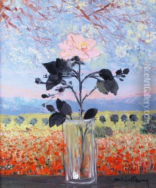 La Rose Parfumee Oil Painting - Michel-Henry