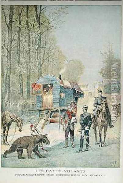 Census of Travellers in France from Le Petit Journal 5th May 1895 Oil Painting - Henri Meyer