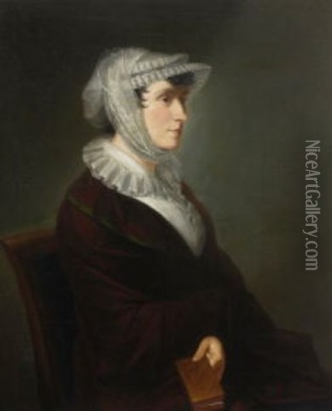 Catharina Elisabeth Boninger Oil Painting - Johann Peter Von Langer