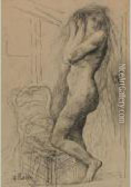Enguerrande Dans La Cabane Du Pecheur Oil Painting - Auguste Rodin
