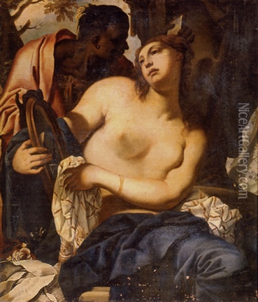 Allergory Of Vanity Oil Painting - Francesco Ruschi