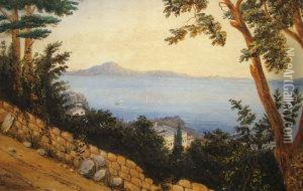 Extensive Coastal View Oil Painting - John Barr Clarke Hoyte
