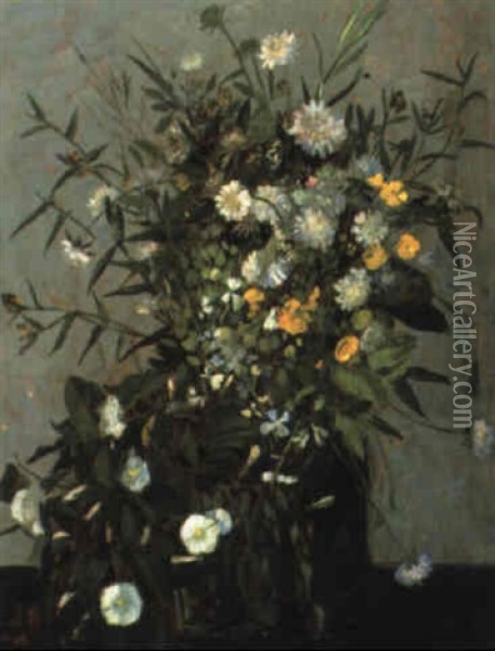 Wiesenblumen Oil Painting - Amandus Faure