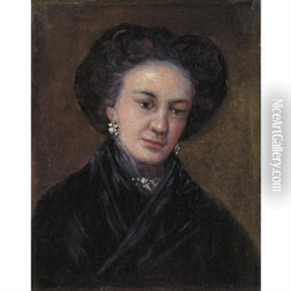 Portrait Of The Actress Rita Luna Oil Painting - Francisco Goya