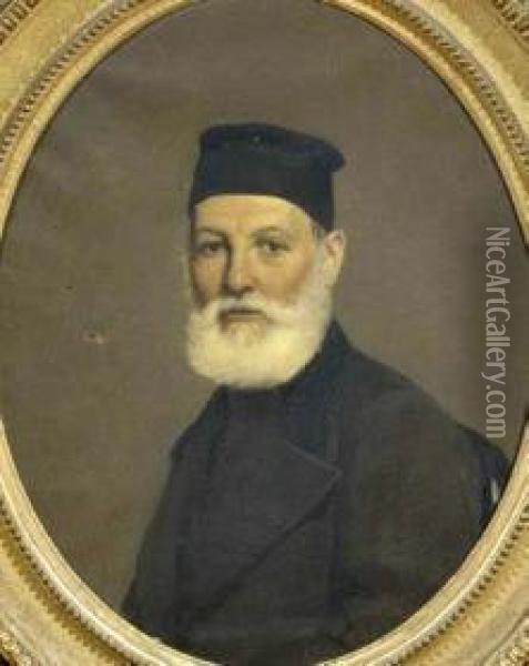 Ritratto Di Lodovico Haut-mann Oil Painting - Giovanni Costa