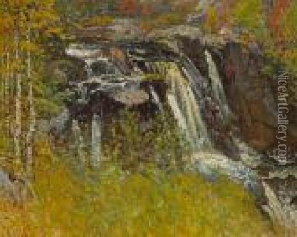 The Waterfall Oil Painting - John Joseph Enneking