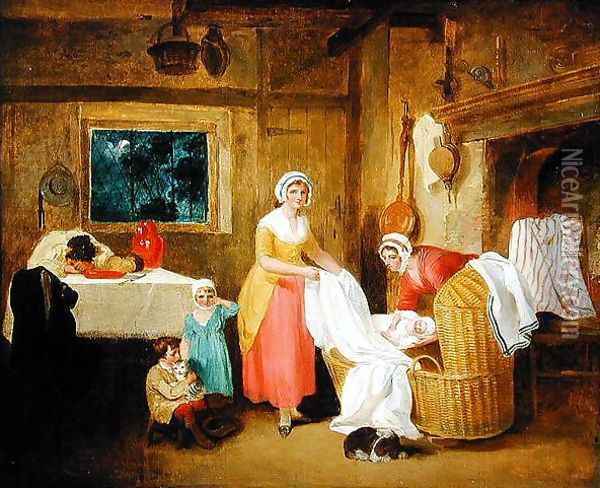 Night, 1799 Oil Painting - Francis Wheatley
