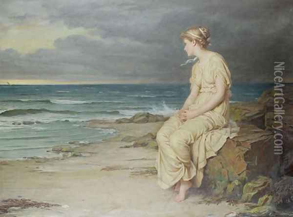 Miranda 1875 Oil Painting - John William Waterhouse
