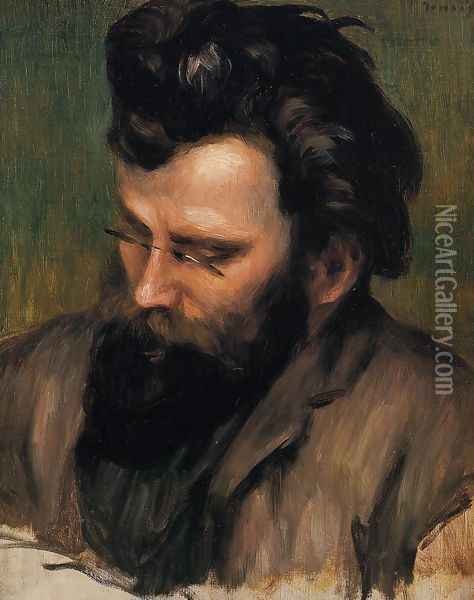 Portrait Of Charles Terrasse Oil Painting - Pierre Auguste Renoir