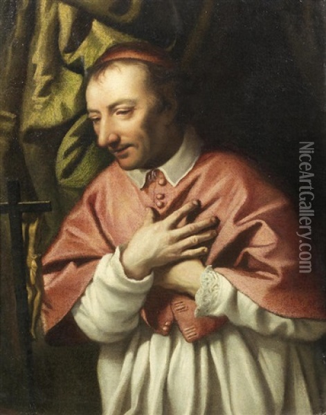 San Carlo Borromeo Oil Painting - Marcantonio Bassetti