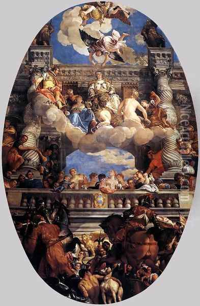 Apotheosis of Venice Oil Painting - Paolo Veronese (Caliari)