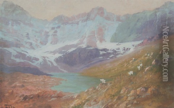 Hidden Lake Oil Painting - John Fery