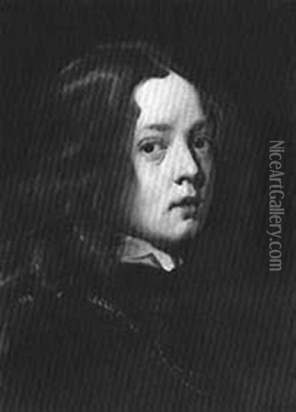 Portrait Of A Boy Oil Painting - Adriaen Hanneman
