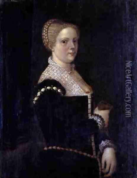 Self Portrait of the Artist Oil Painting - Marietta Robusti Tintoretto