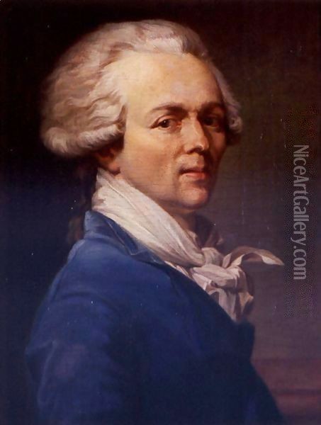 Portrait Of Maximilien-Francois-Marie-Isidore De Robespierre (1758-1794) Oil Painting - Joseph Ducreux